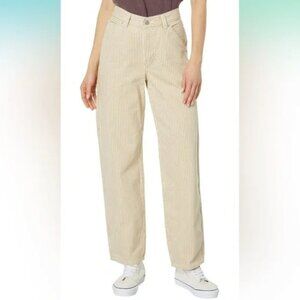 Levi’s Premium Dad Baggy Utility Jeans Mid Loose Straight Striped Tan